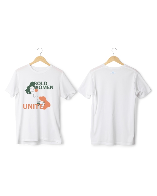 Greys & Blues United Pima Round Neck T-Shirt- White